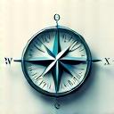 A compass symbolising strategic direction.